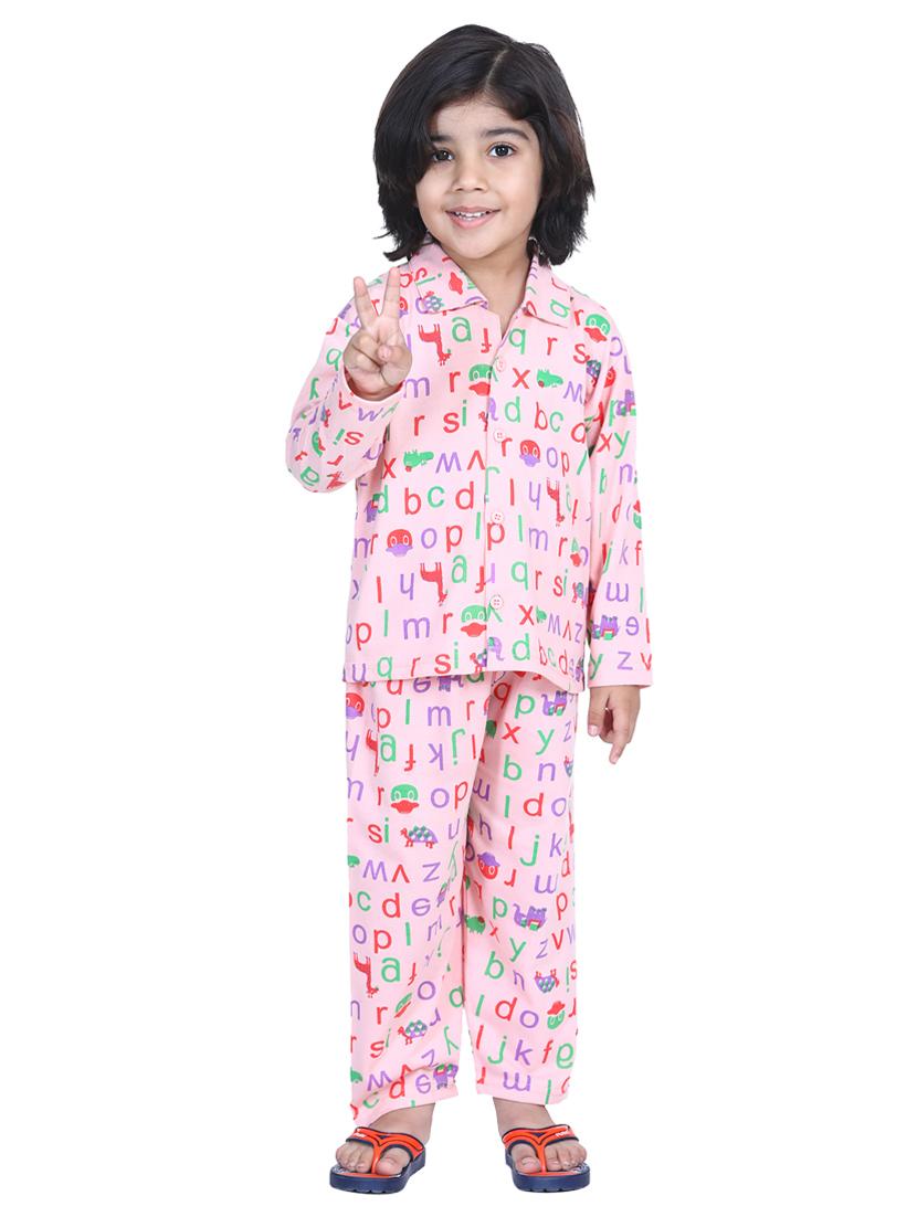 pink pyjama set nightwear - 17637751 - Zoom Image - 1