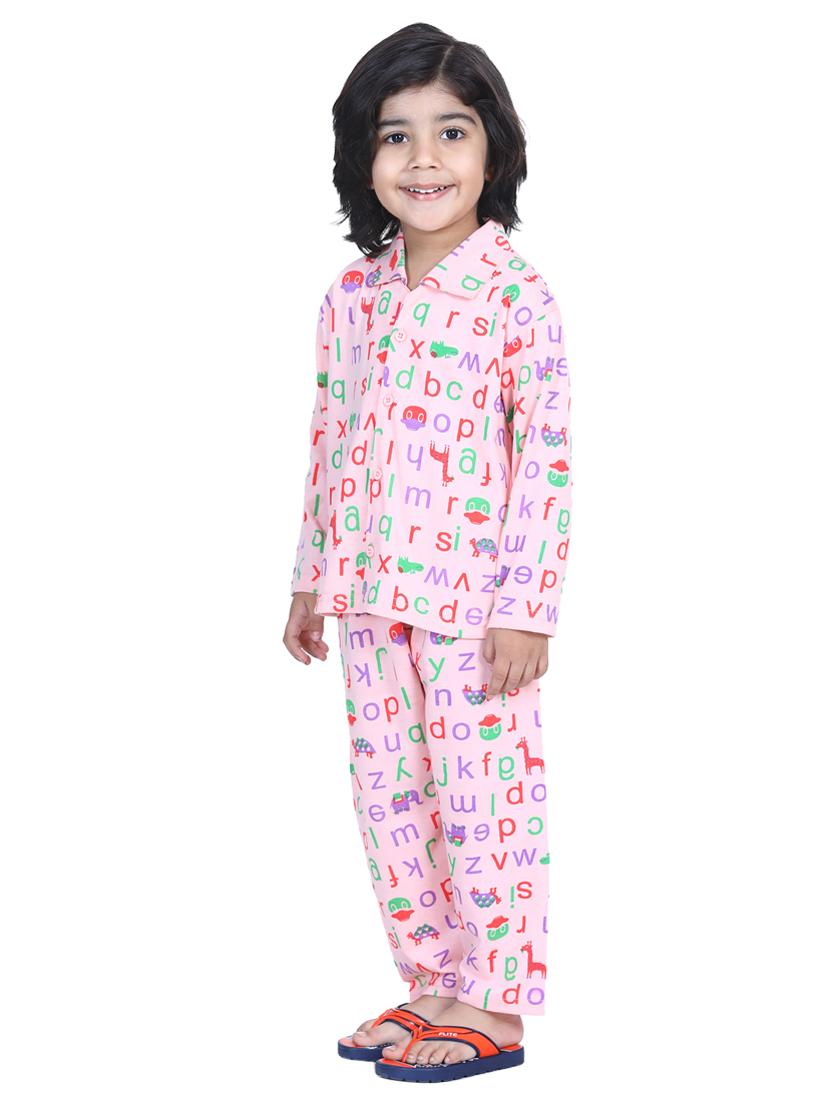 pink pyjama set nightwear - 17637751 - Zoom Image - 2