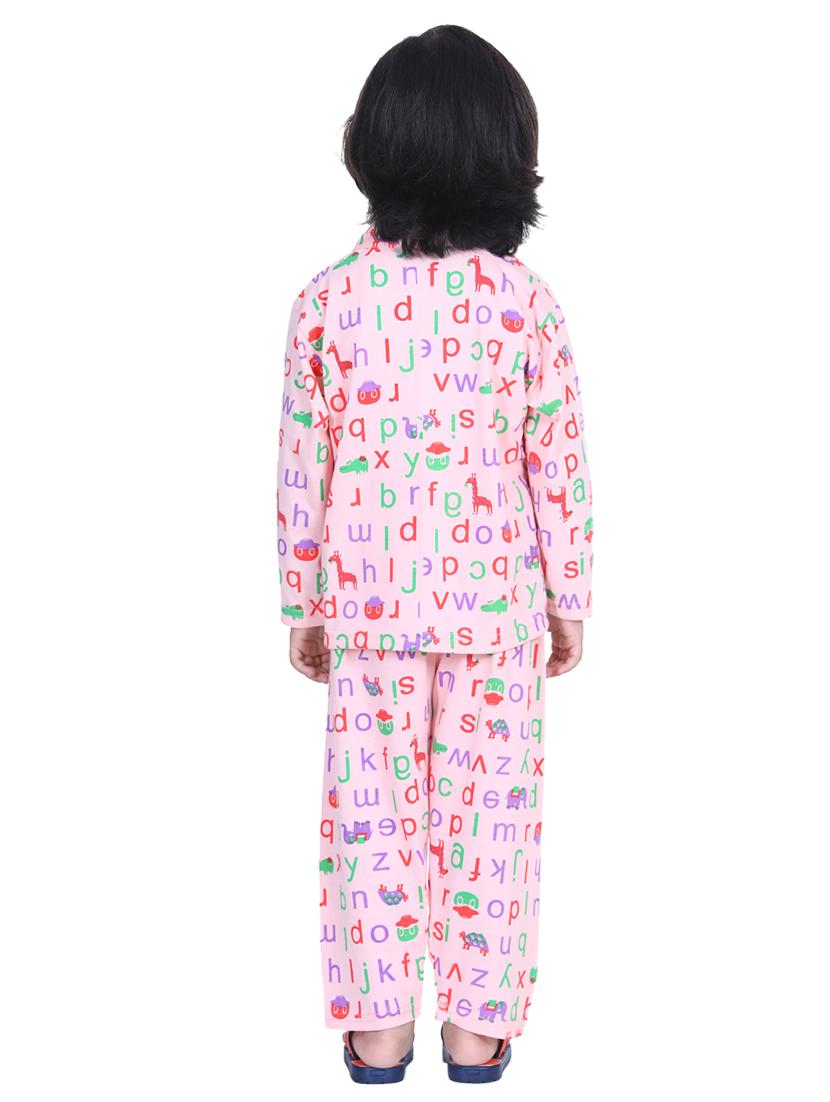 pink pyjama set nightwear - 17637751 - Zoom Image - 3