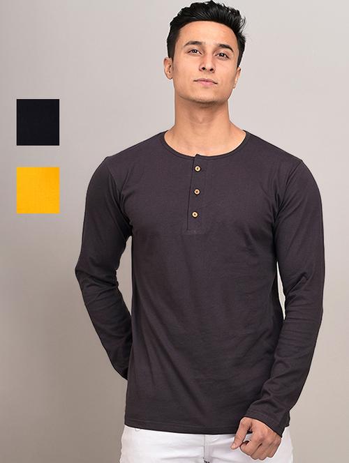set of 3 multi colored solid t-shirts - 17638197 - Standard Image - 1