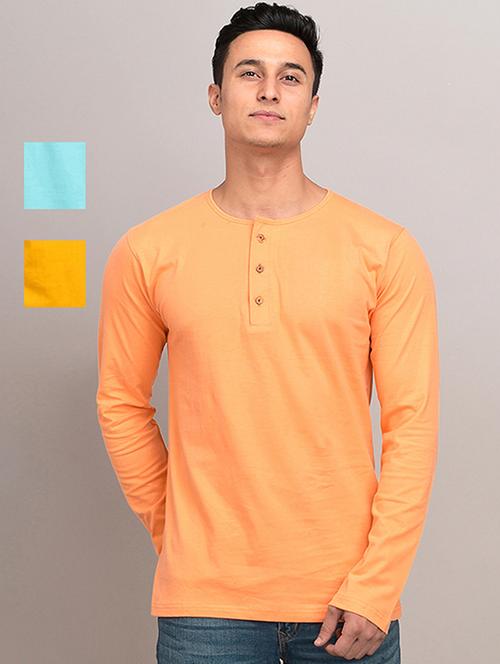 set of 3 multi colored solid t-shirts - 17638202 - Standard Image - 1