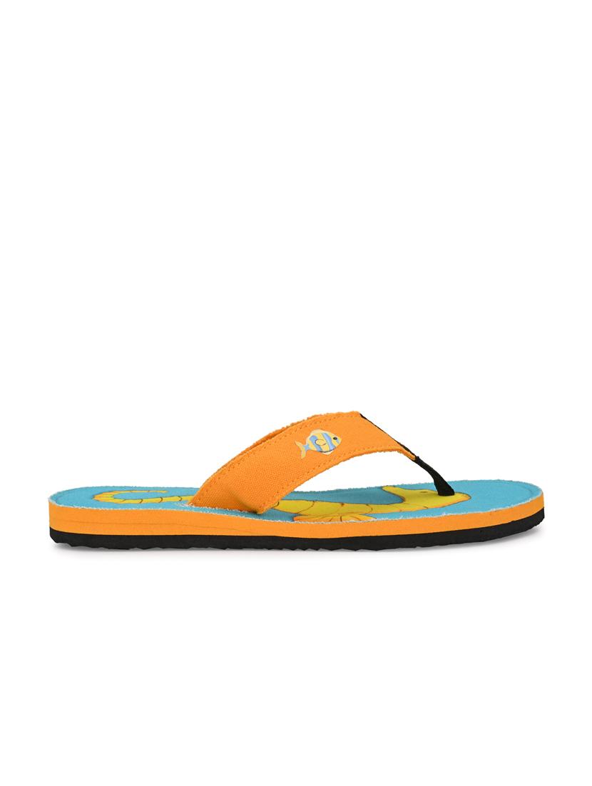 blue canvas slip on flip flops - 17638295 - Zoom Image - 3