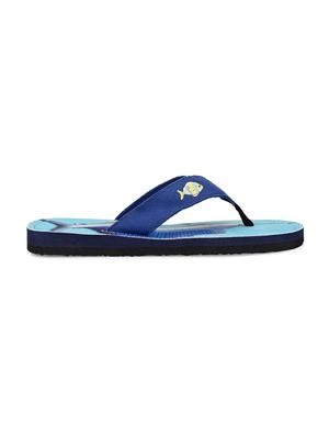 navy canvas slip on flip flops - 17638296 - Standard Image - 3