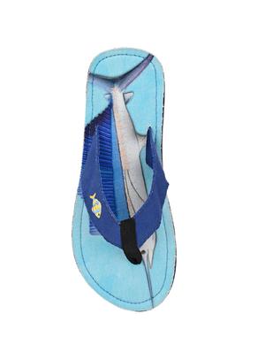 navy canvas slip on flip flops - 17638296 - Standard Image - 5