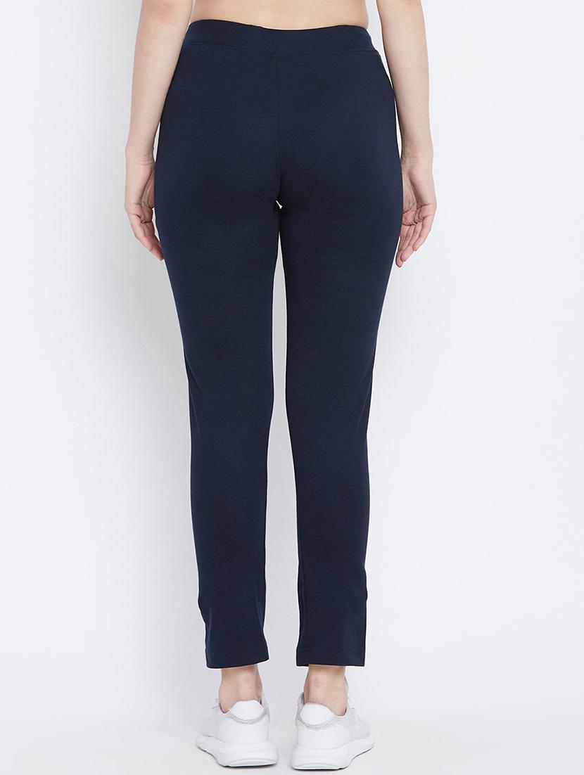 high rise solid track pant - 17638315 - Zoom Image - 3