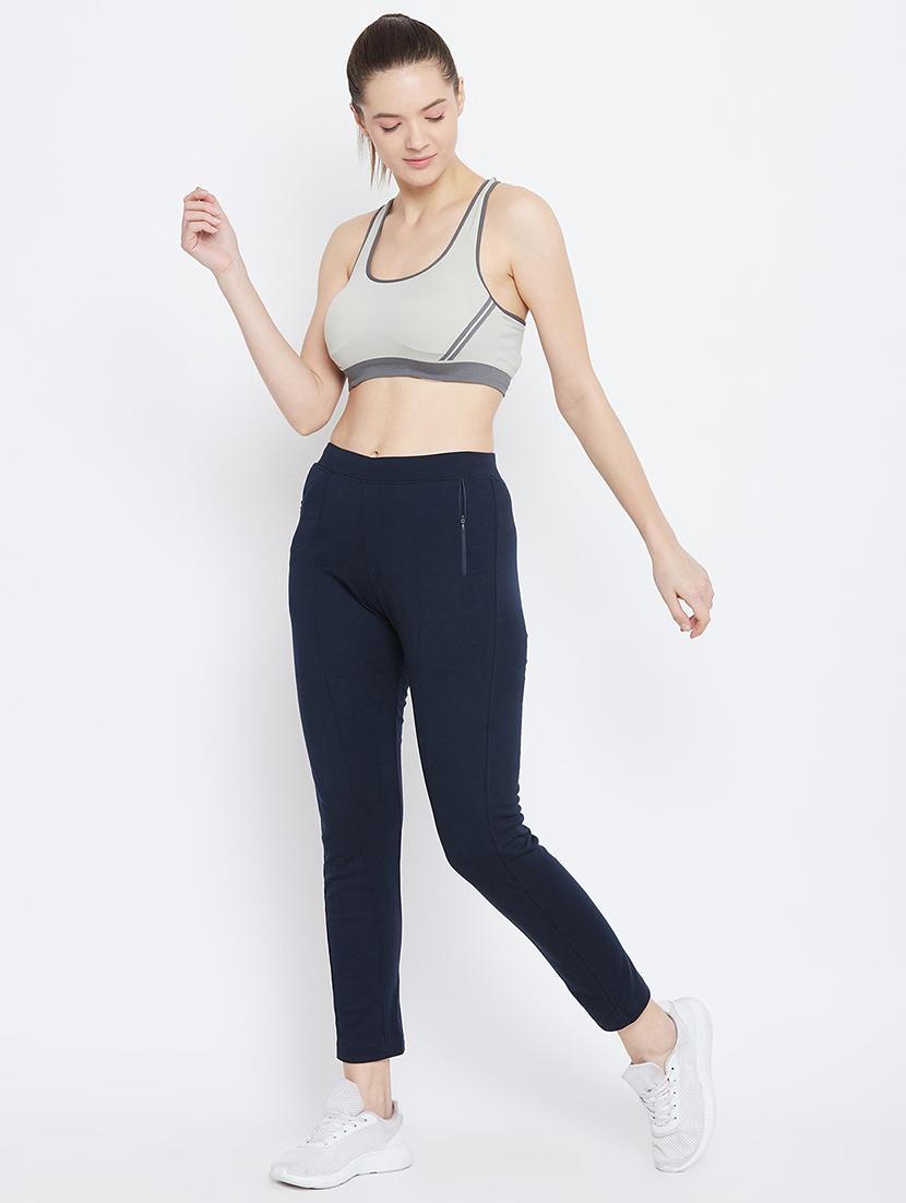 high rise solid track pant - 17638315 - Zoom Image - 4
