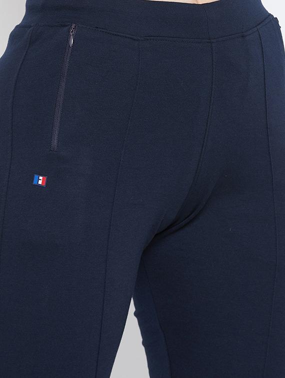 high rise solid track pant - 17638315 - Zoom Image - 5