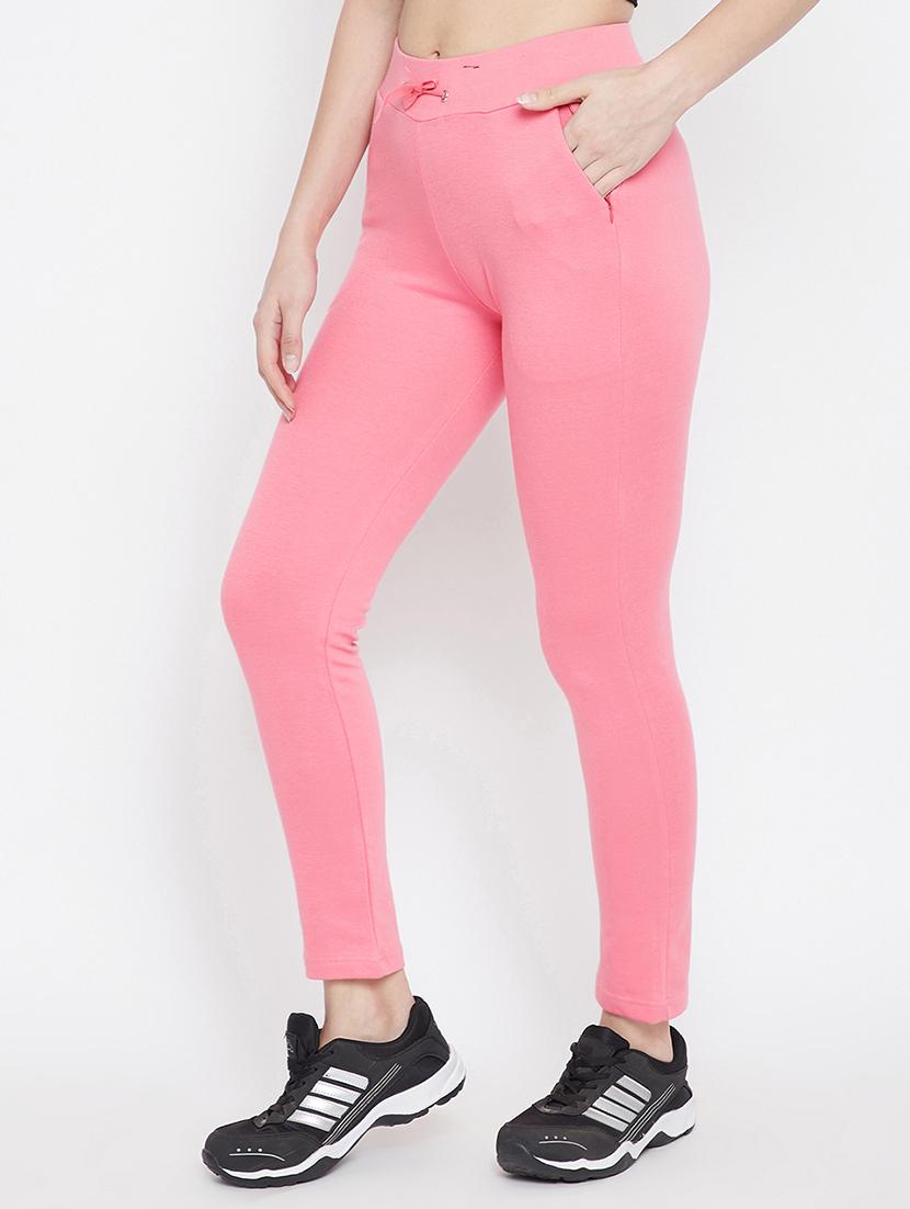 high rise solid track pant - 17638317 - Zoom Image - 2