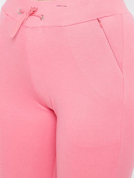 high rise solid track pant - 17638317 - Zoom Image - 4