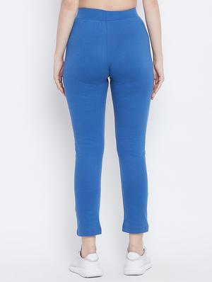 high rise solid track pant - 17638319 - Standard Image - 3