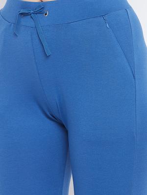 high rise solid track pant - 17638319 - Standard Image - 4