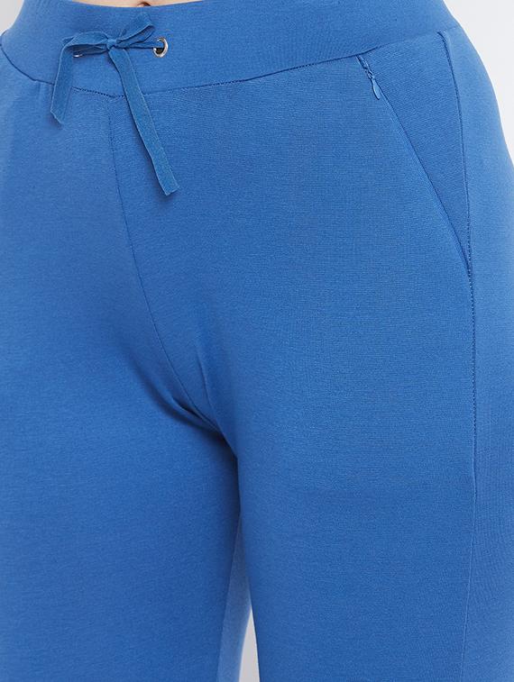 high rise solid track pant - 17638319 - Zoom Image - 4