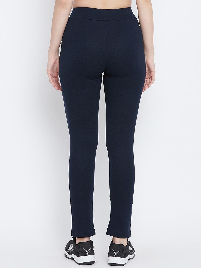 high rise solid track pant - 17638324 - Zoom Image - 3