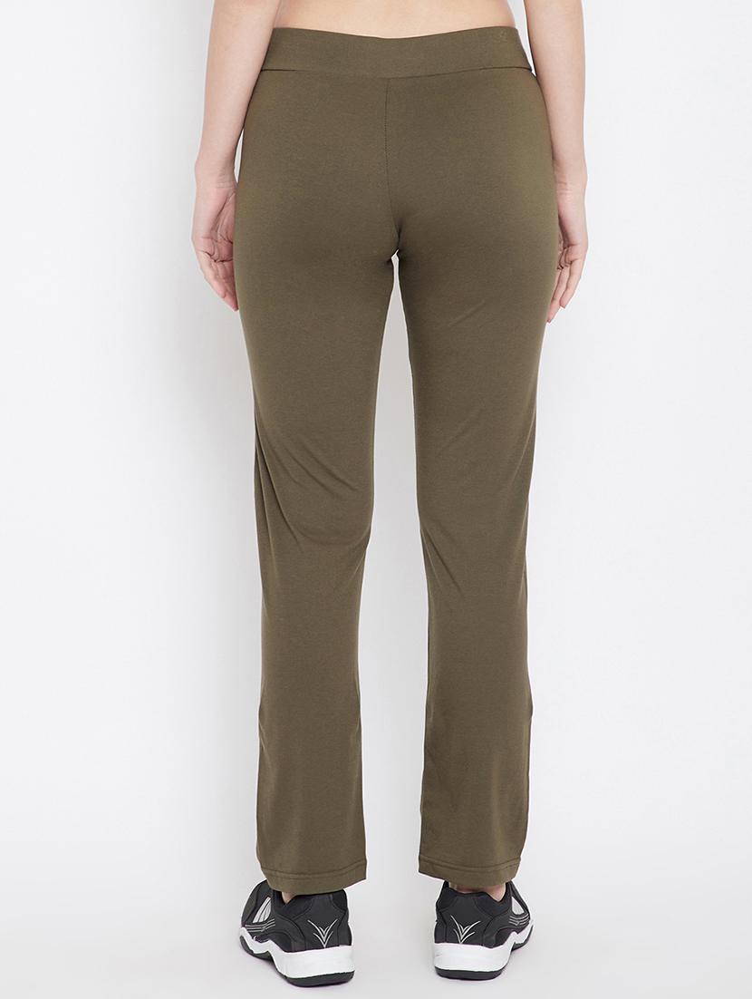 high rise solid track pant - 17638327 - Zoom Image - 3