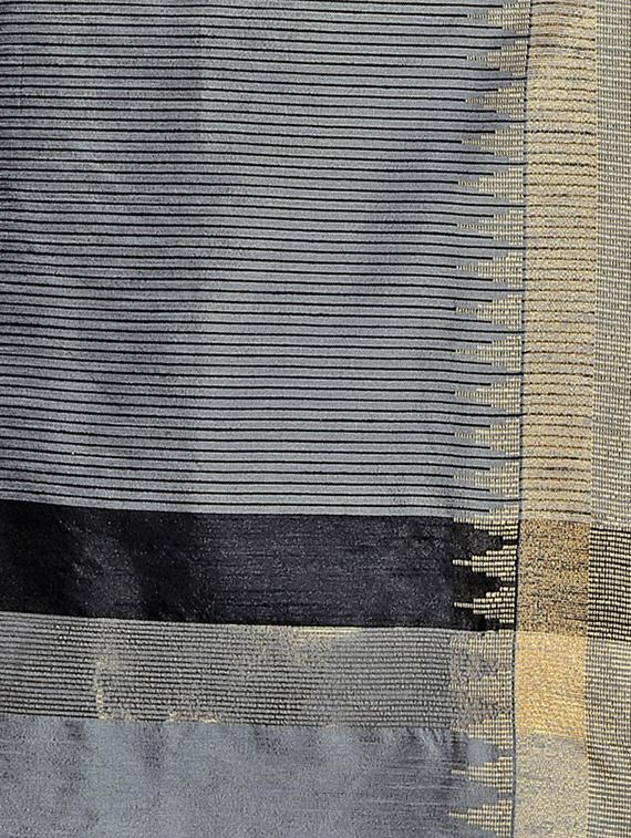 solid bordered bhagalpuri saree with blouse - 17639992 - Zoom Image - 6
