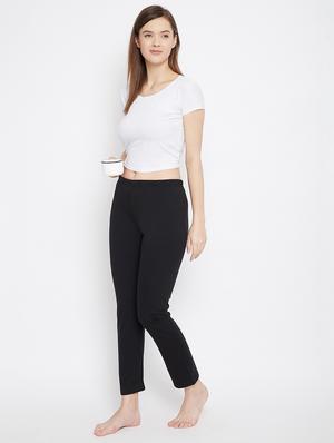 mid rise solid pajama - 17640013 - Standard Image - 4