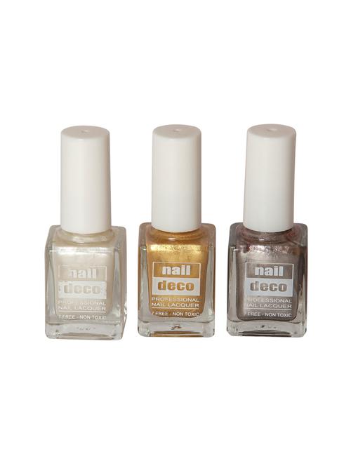 set of 3 non toxic 7 free nail lacquer - 17640028 - Standard Image - 1