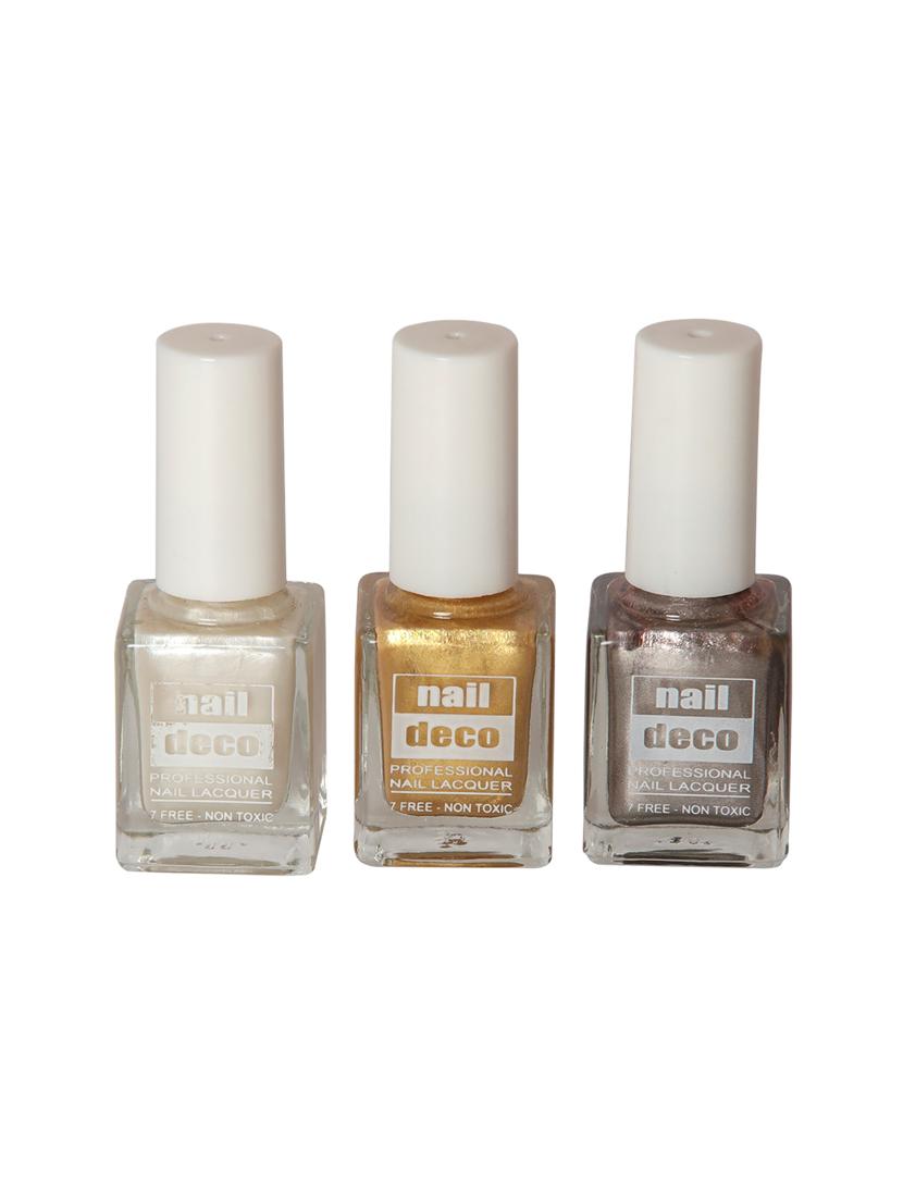 set of 3 non toxic 7 free nail lacquer - 17640028 - Zoom Image - 1