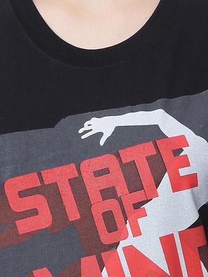 round neck graphic print tee - 17640192 - Standard Image - 5
