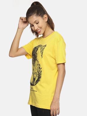 round neck graphic print tee - 17640196 - Standard Image - 2