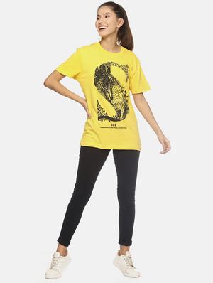 round neck graphic print tee - 17640196 - Standard Image - 4