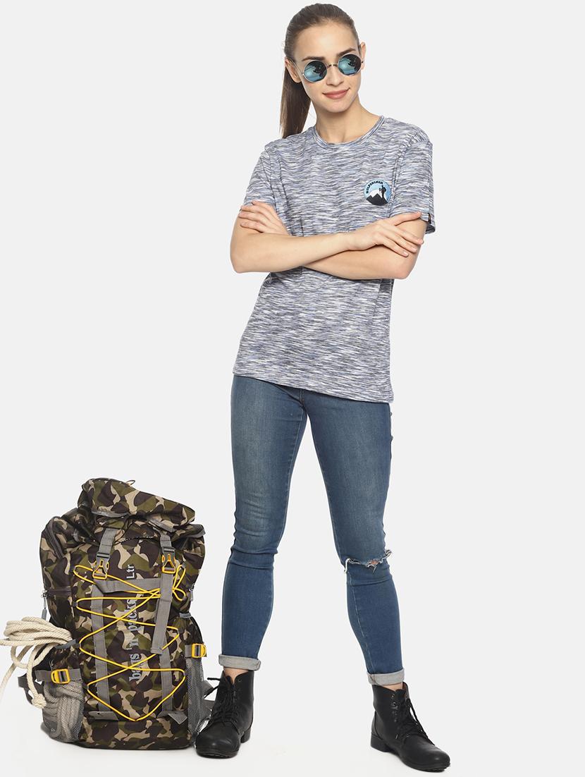 round neck graphic print tee - 17640197 - Zoom Image - 4