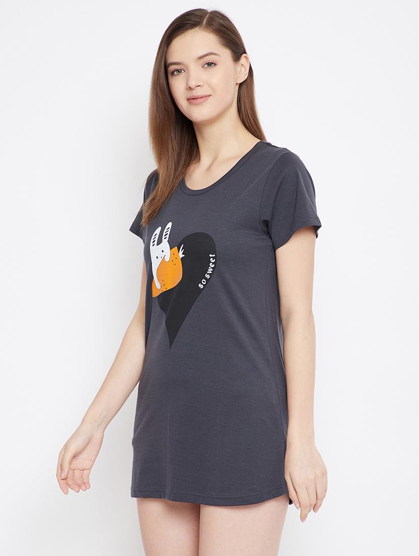 sleepwear long t-shirt - 17641177 - Zoom Image - 2