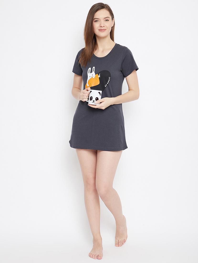 sleepwear long t-shirt - 17641177 - Zoom Image - 4