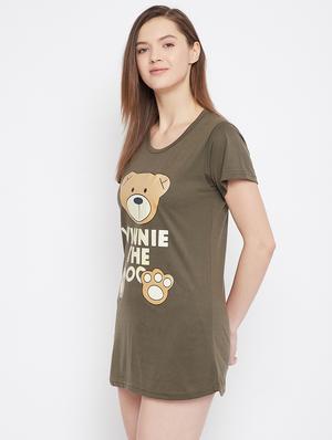 sleepwear printed long t-shirt - 17641180 - Standard Image - 2