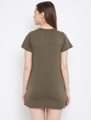 sleepwear printed long t-shirt - 17641180 - Standard Image - 3