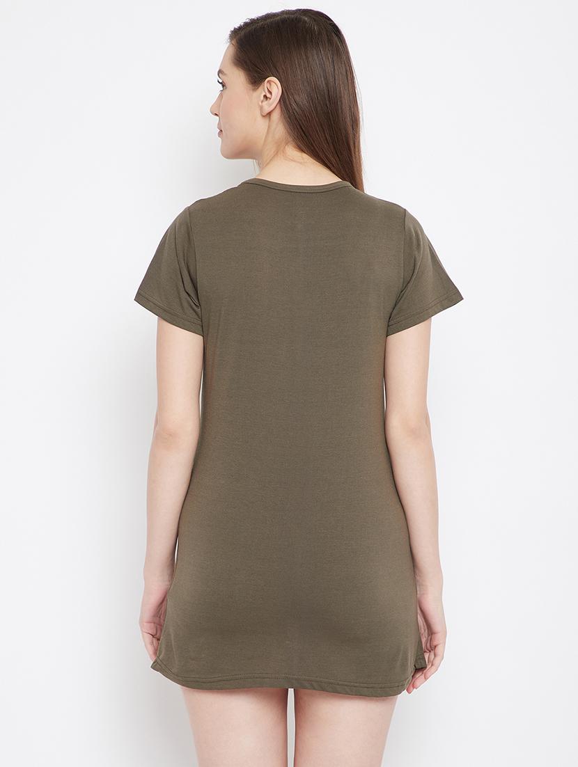 sleepwear printed long t-shirt - 17641180 - Zoom Image - 3