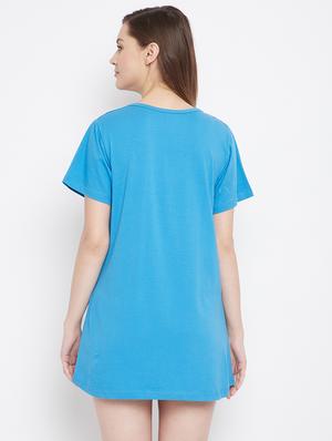 sleepwear printed long t-shirt - 17641181 - Standard Image - 3