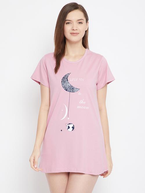 sleepwear printed long t-shirt - 17641183 - Very Small Image - 1