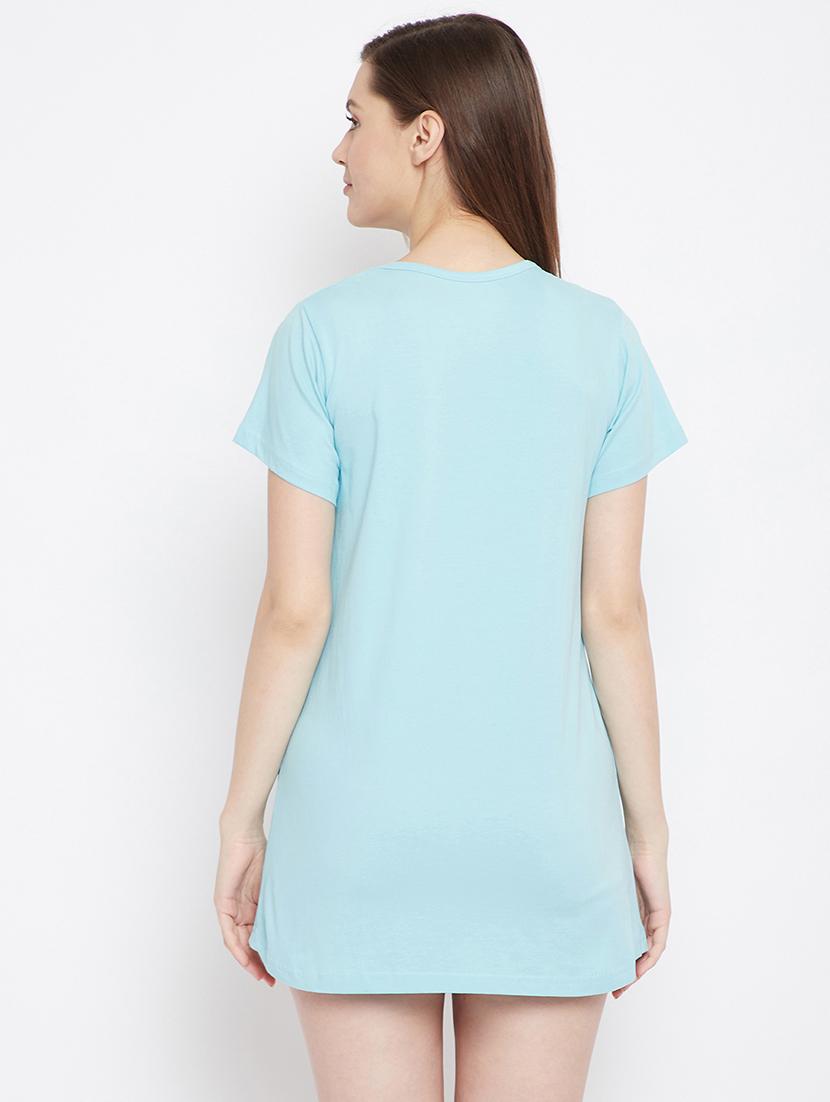 sleepwear printed long t-shirt - 17641185 - Zoom Image - 3