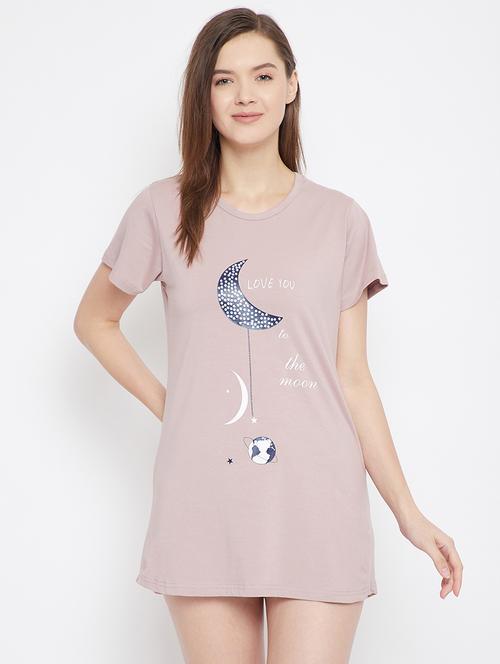 sleepwear printed long t-shirt - 17641190 - Very Small Image - 1