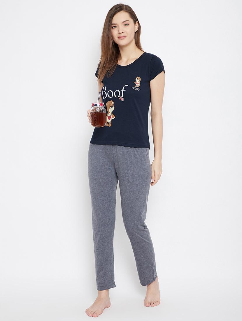 round neck printed tee - 17641193 - Zoom Image - 4