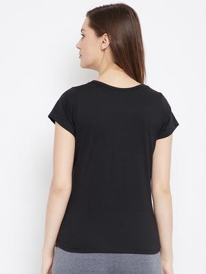 round neck printed tee - 17641194 - Standard Image - 3