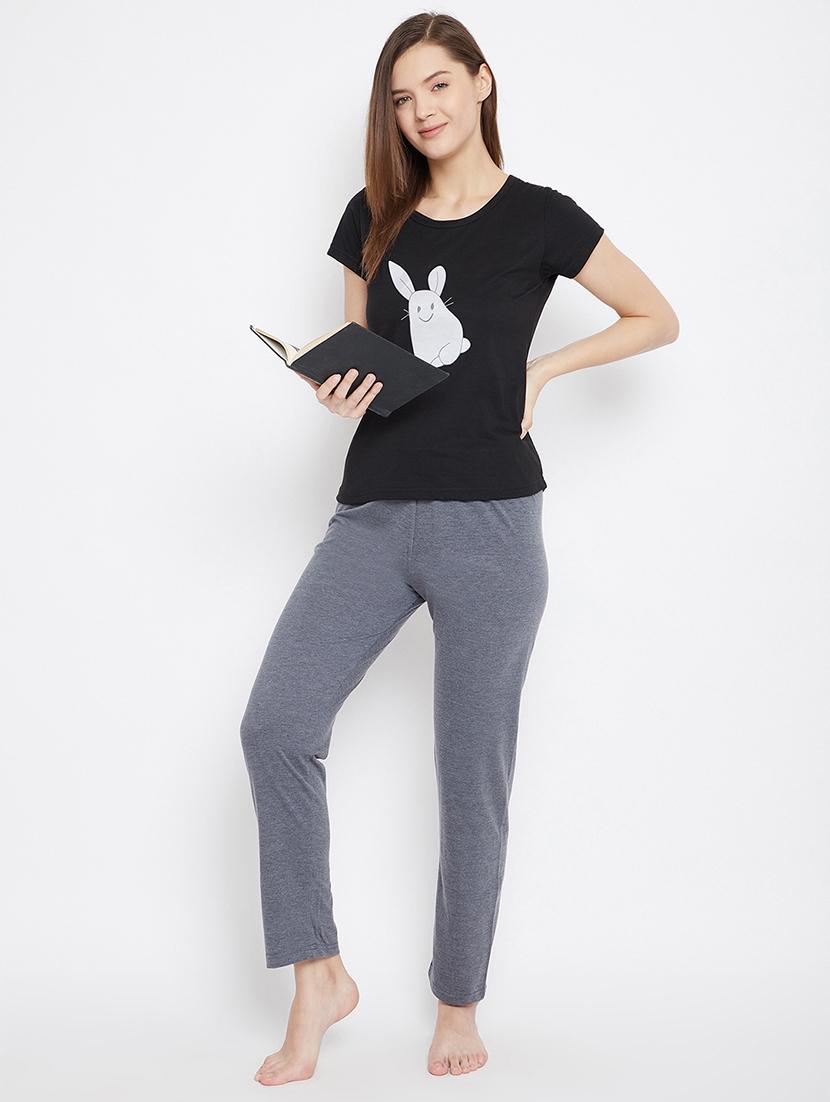 round neck printed tee - 17641194 - Zoom Image - 4