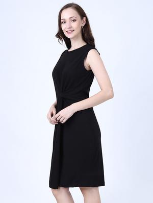 twist detail sheath dress - 17641218 - Standard Image - 2