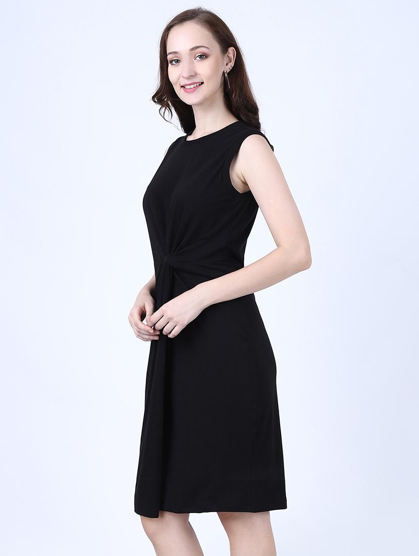 twist detail sheath dress - 17641218 - Zoom Image - 2