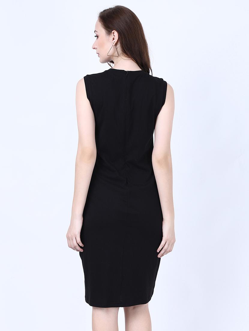 twist detail sheath dress - 17641218 - Zoom Image - 3