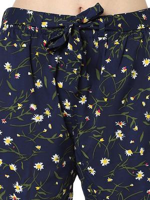 tie front floral shorts - 17641222 - Standard Image - 5