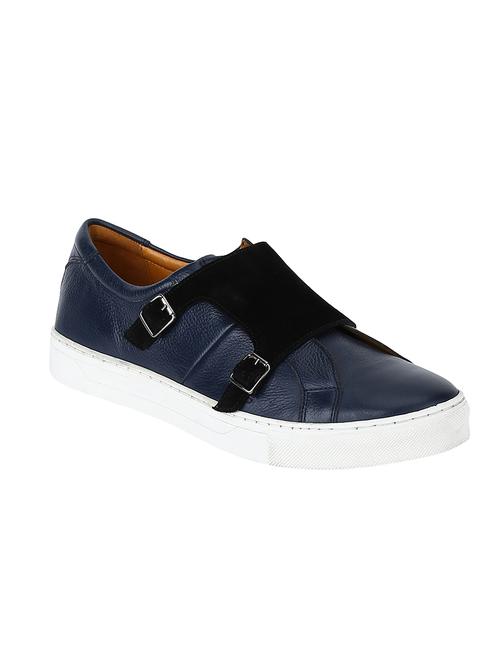 blue colored slip on shoe - 17641649 - Standard Image - 1