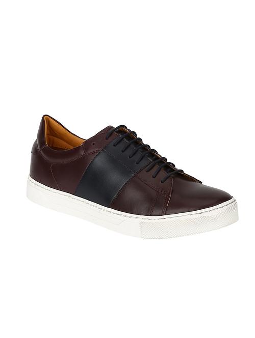 red colored lace up sneaker - 17641658 - Standard Image - 1