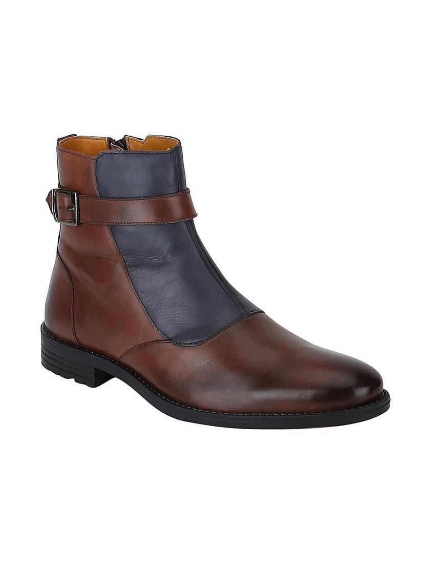 brown colored slip on boot - 17641682 - Zoom Image - 1