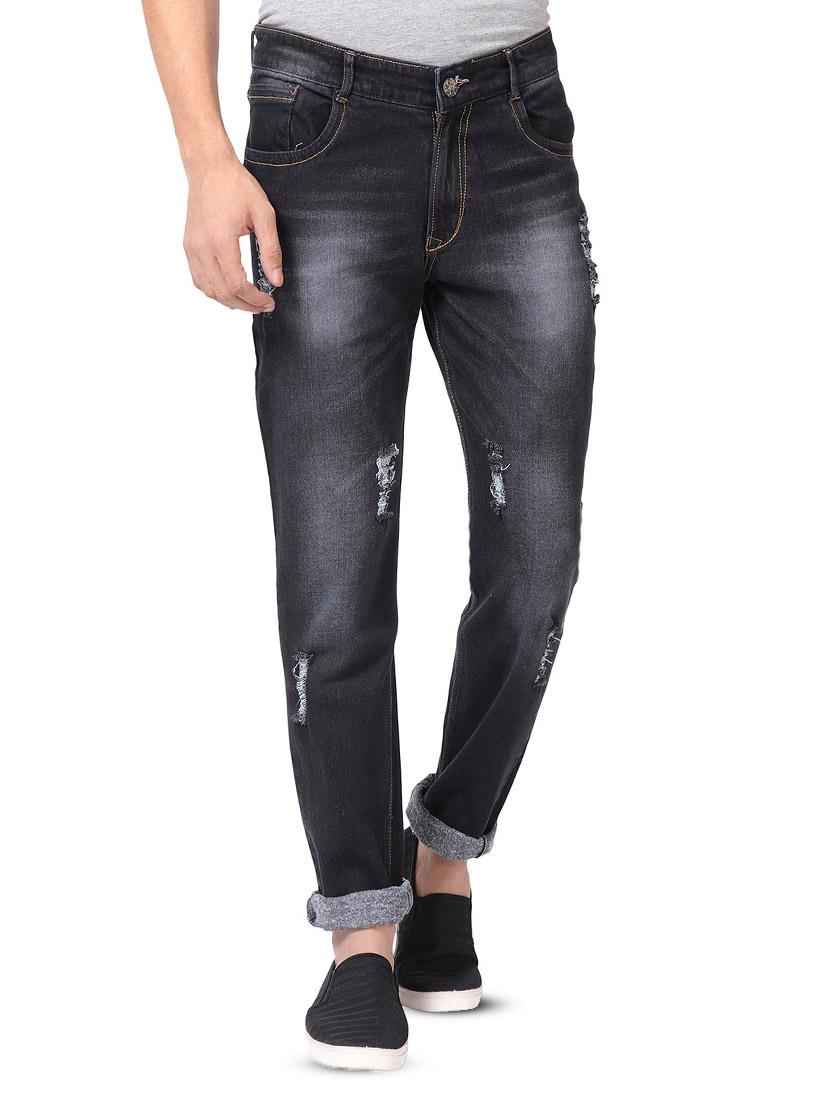 black washed ripped jeans - 17641689 - Zoom Image - 1