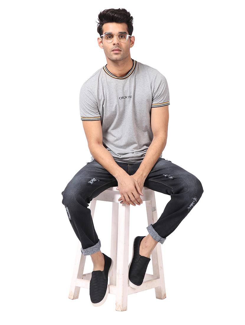 black washed ripped jeans - 17641689 - Zoom Image - 4