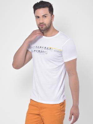 white printed t-shirt - 17641708 - Standard Image - 2