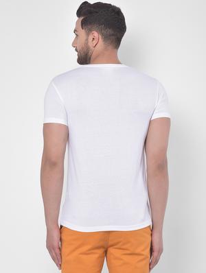 white printed t-shirt - 17641708 - Standard Image - 3