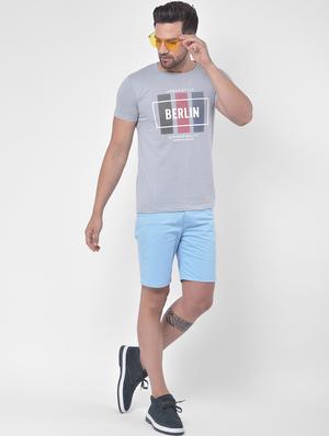 grey printed t-shirt - 17641712 - Standard Image - 4